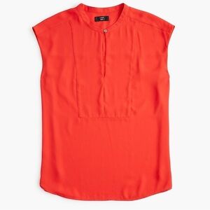 J.Crew Drapey Cap-Sleeve Top - XXSP